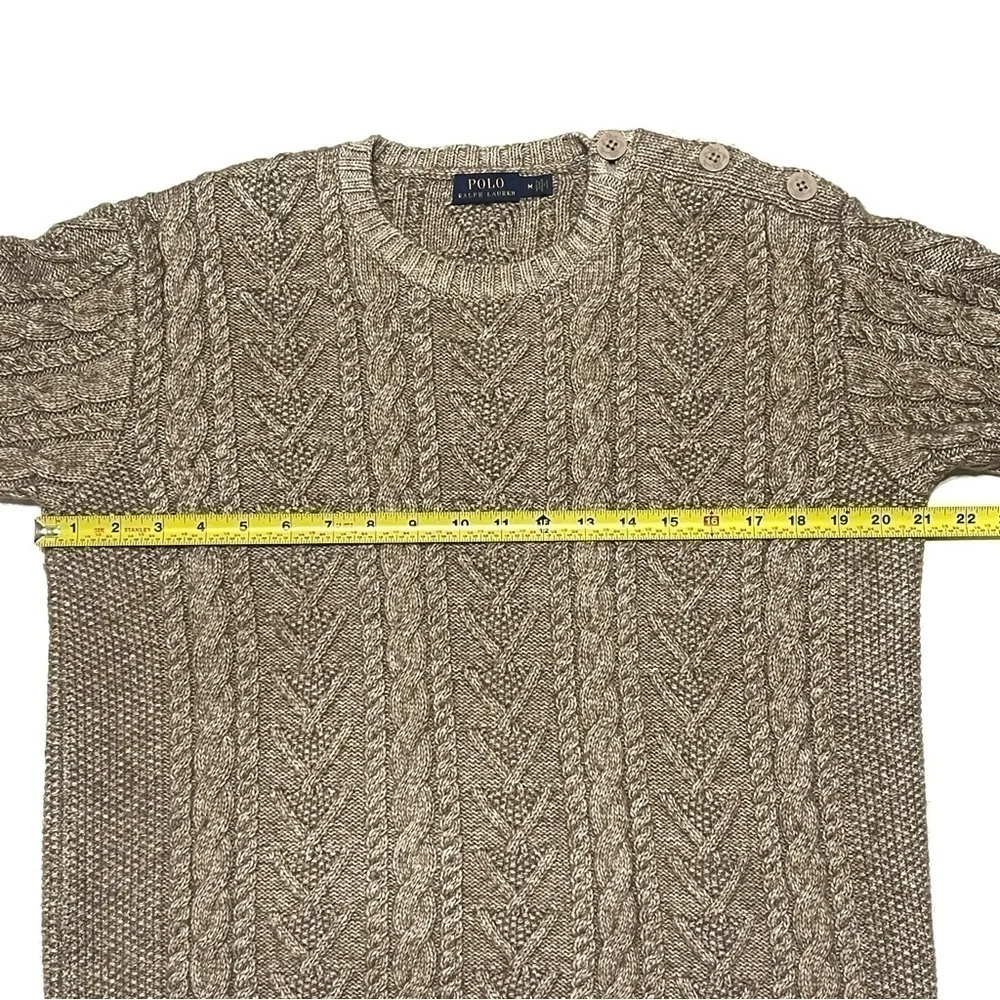 Lauren Ralph Lauren VINTAGE Woman Relic Gold Knit Sweater Size M